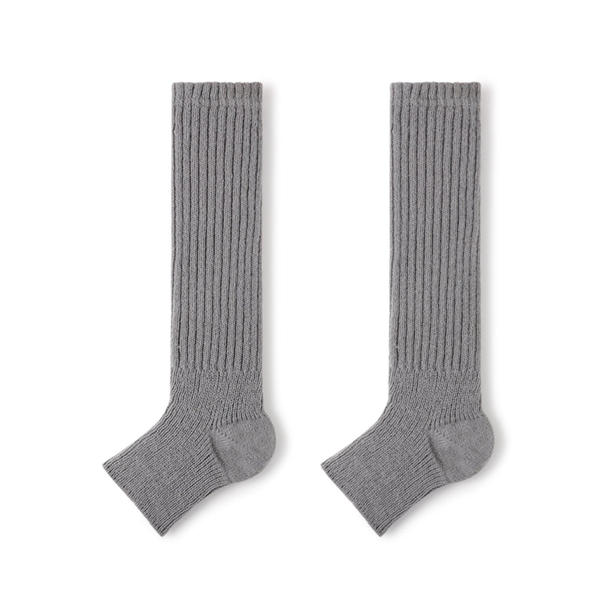 36cm Ribbed Long Crew Socks for Women – Autumn & Winter Cotton Blend Socks