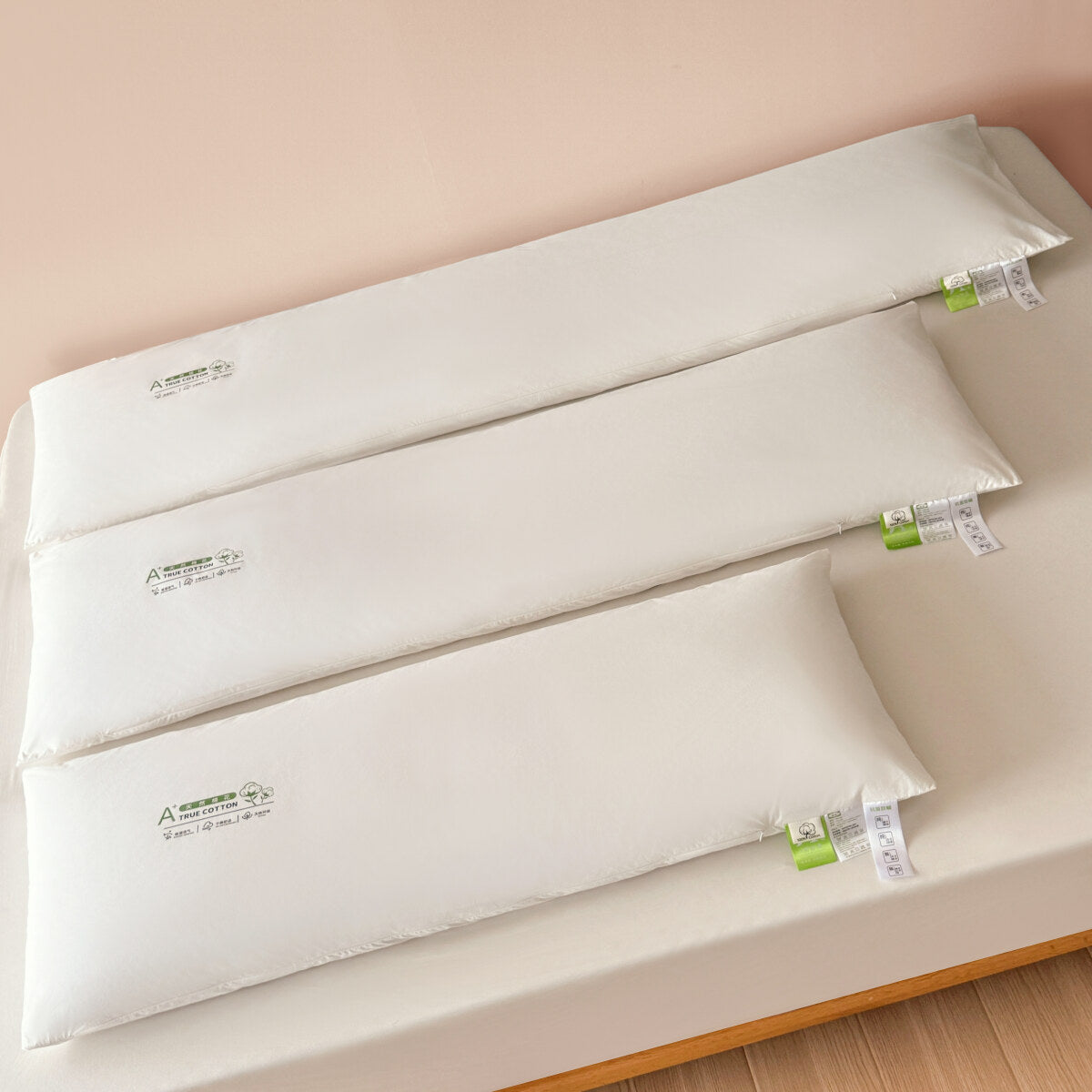 60s Pure Cotton Luxury Long Pillow