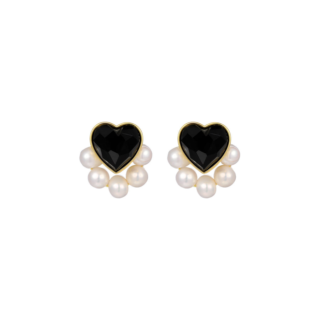 Night Love Gold Earrings