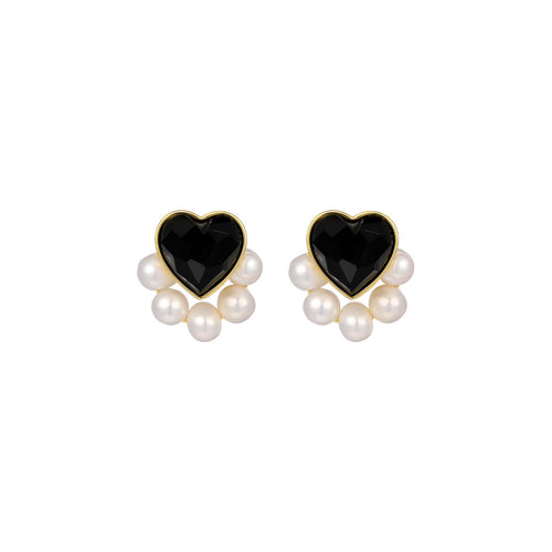 Night Love Gold Earrings
