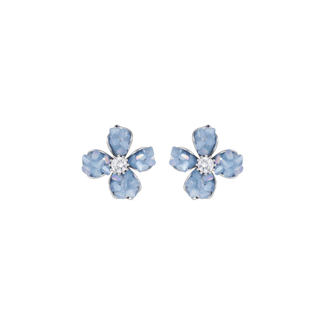 Crystal Manuka Blue Earrings