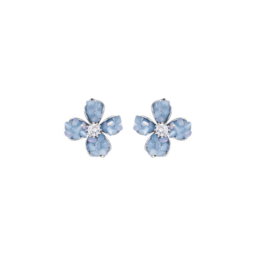 Crystal Manuka Blue Earrings
