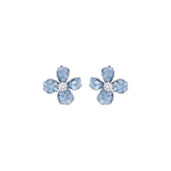 Crystal Manuka Blue Earrings