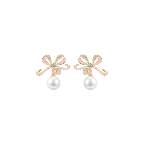 Starry Sash Gold Earrings