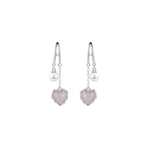 Sweet Treasures Drop Silver Earrings