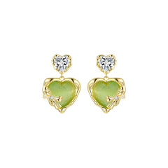 Candy Darling Green Earrings