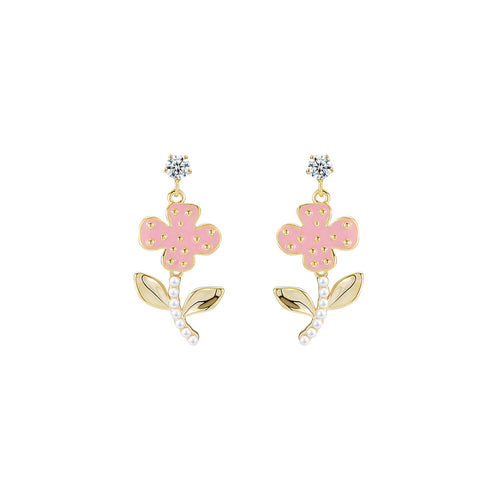 Grow Towards The Sun Pink Earrings