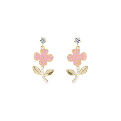 Grow Towards The Sun Pink Earrings