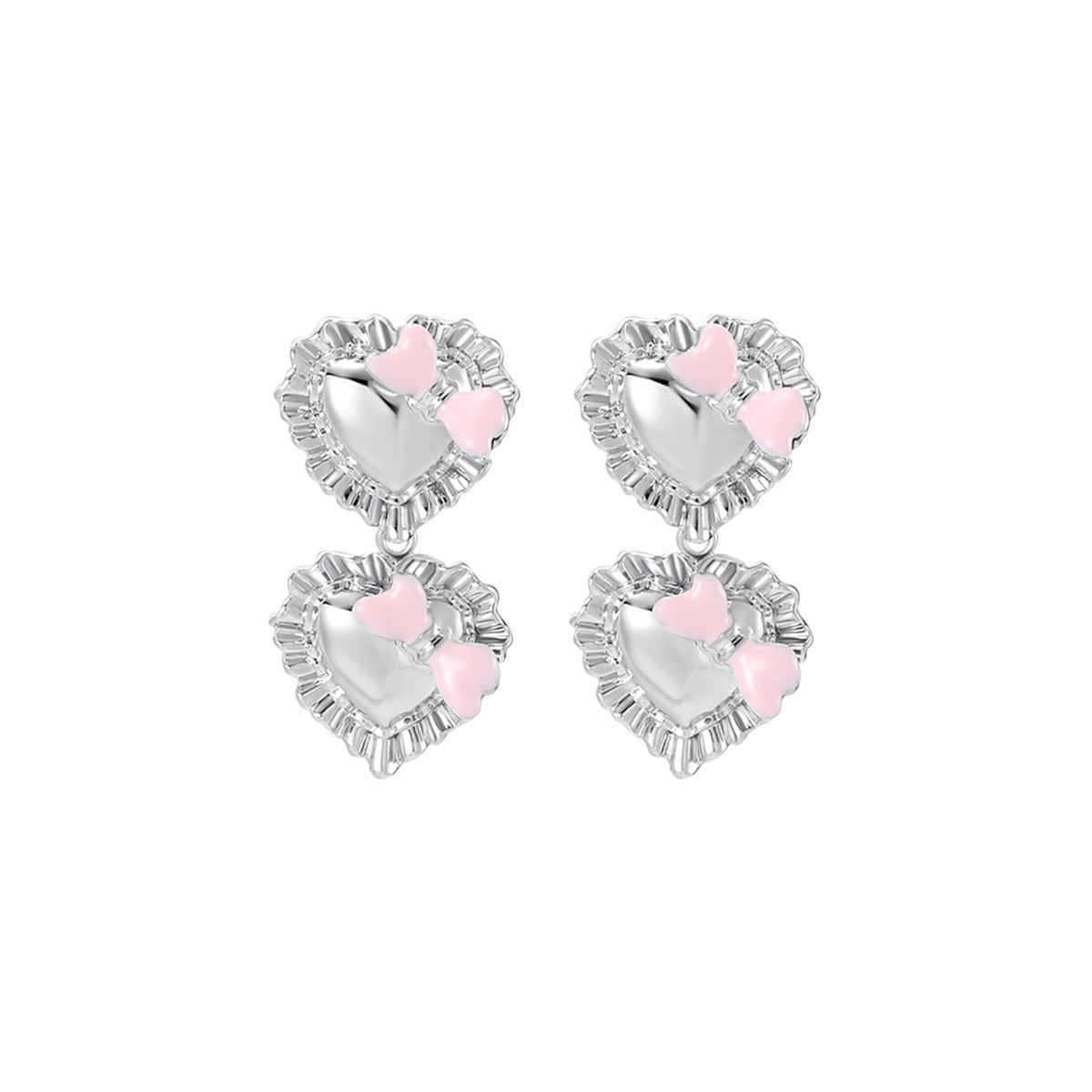 Valentina 'I Love Silver Earrings