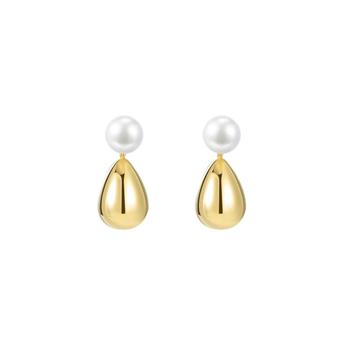 Vermeil Drop Gold Earrings