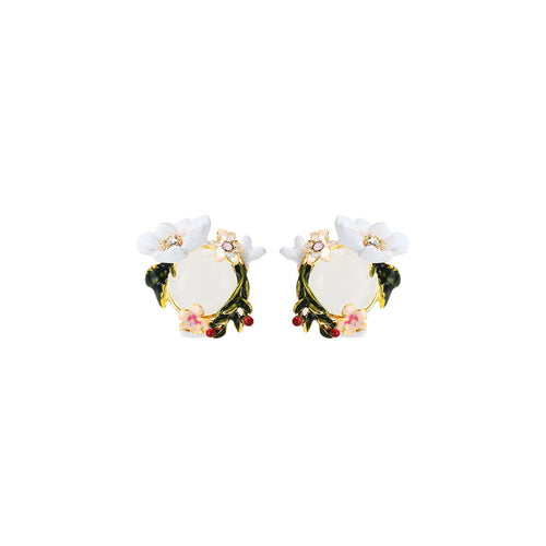 Petit Jardin Stud Gold Earrings