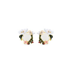 Petit Jardin Stud Gold Earrings