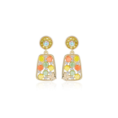 Tempted Butterfly Drop Rainbow Earrings