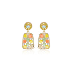 Tempted Butterfly Drop Rainbow Earrings