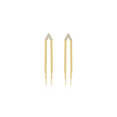 Donatello Tassle Gold Earrings