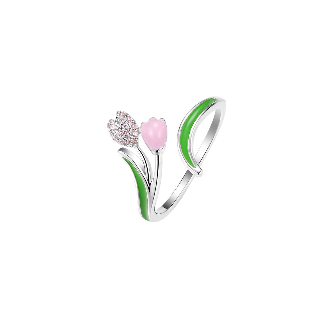 Gorgeous Tulip Pink Ring