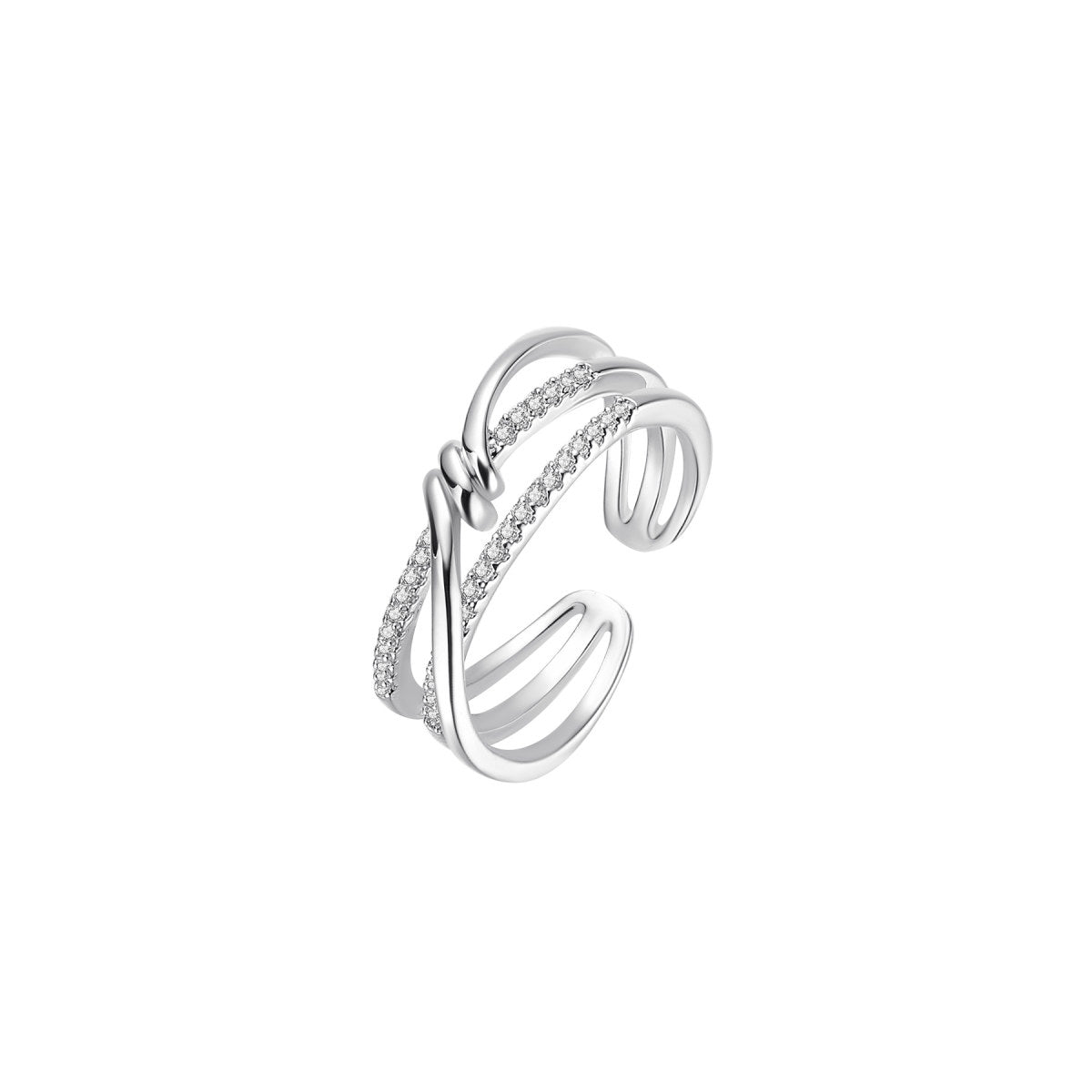 Spinner Cuff Silver Ring