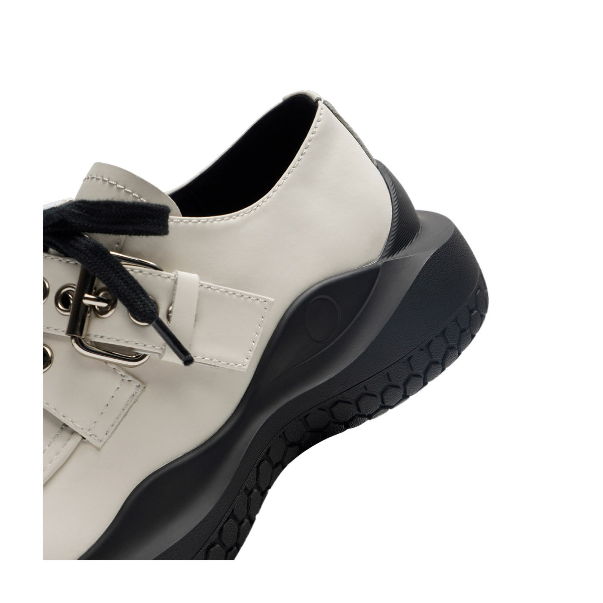 Roca Chunky Sole White Lace Ups