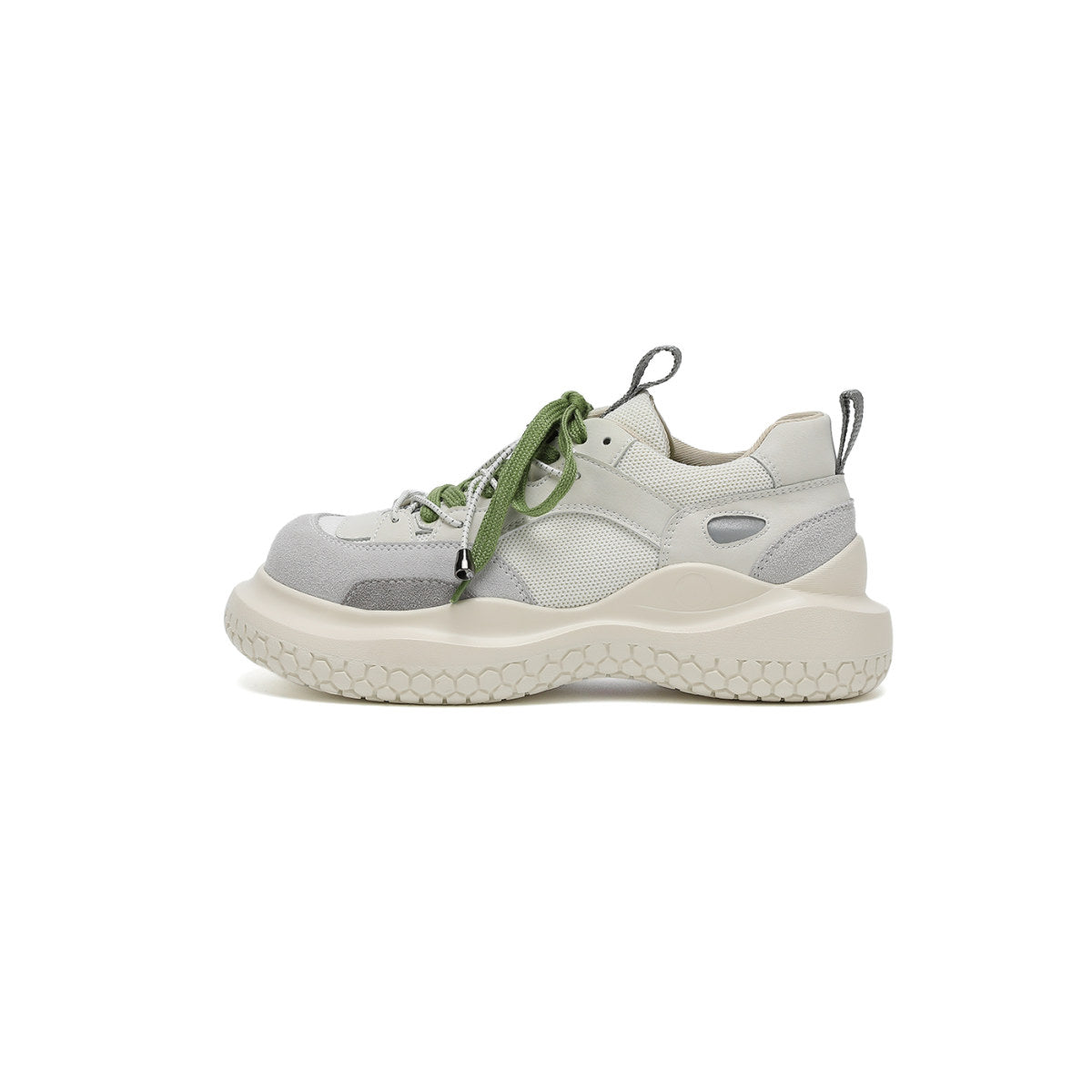 Honeycomb White Turbo Sneakers