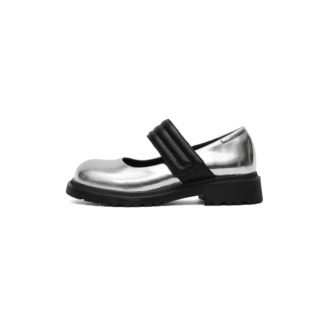 Indulge Strap Silver Mary Jane Casual Shoes
