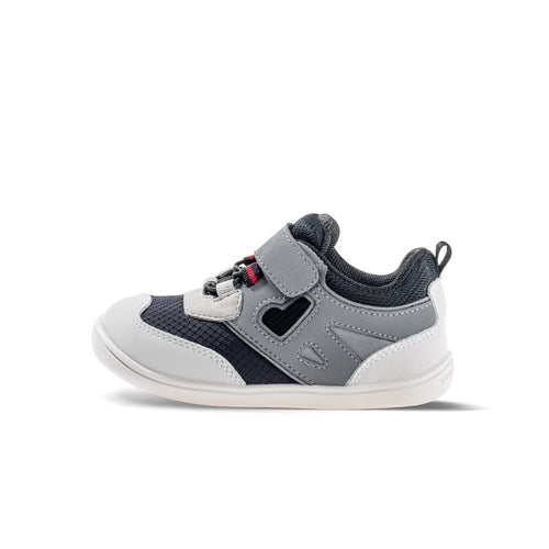 active baby lace with strap walking shoes all black 1