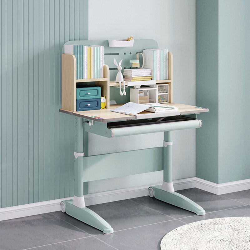 adjustable height fun study desk for children blue 2