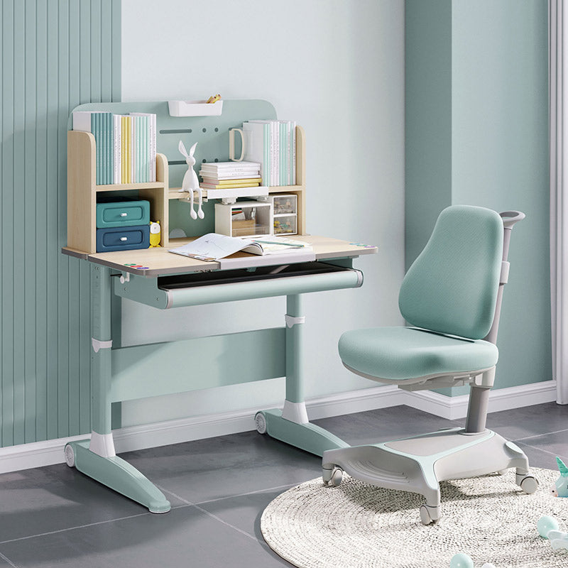 adjustable height fun study desk for children blue 3