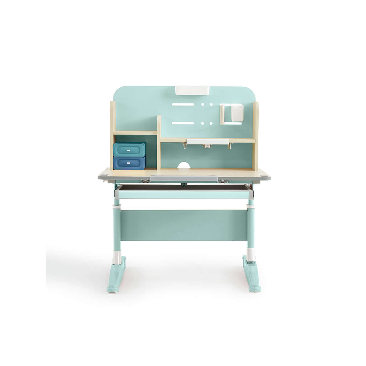 adjustable height fun study desk for children blue 8