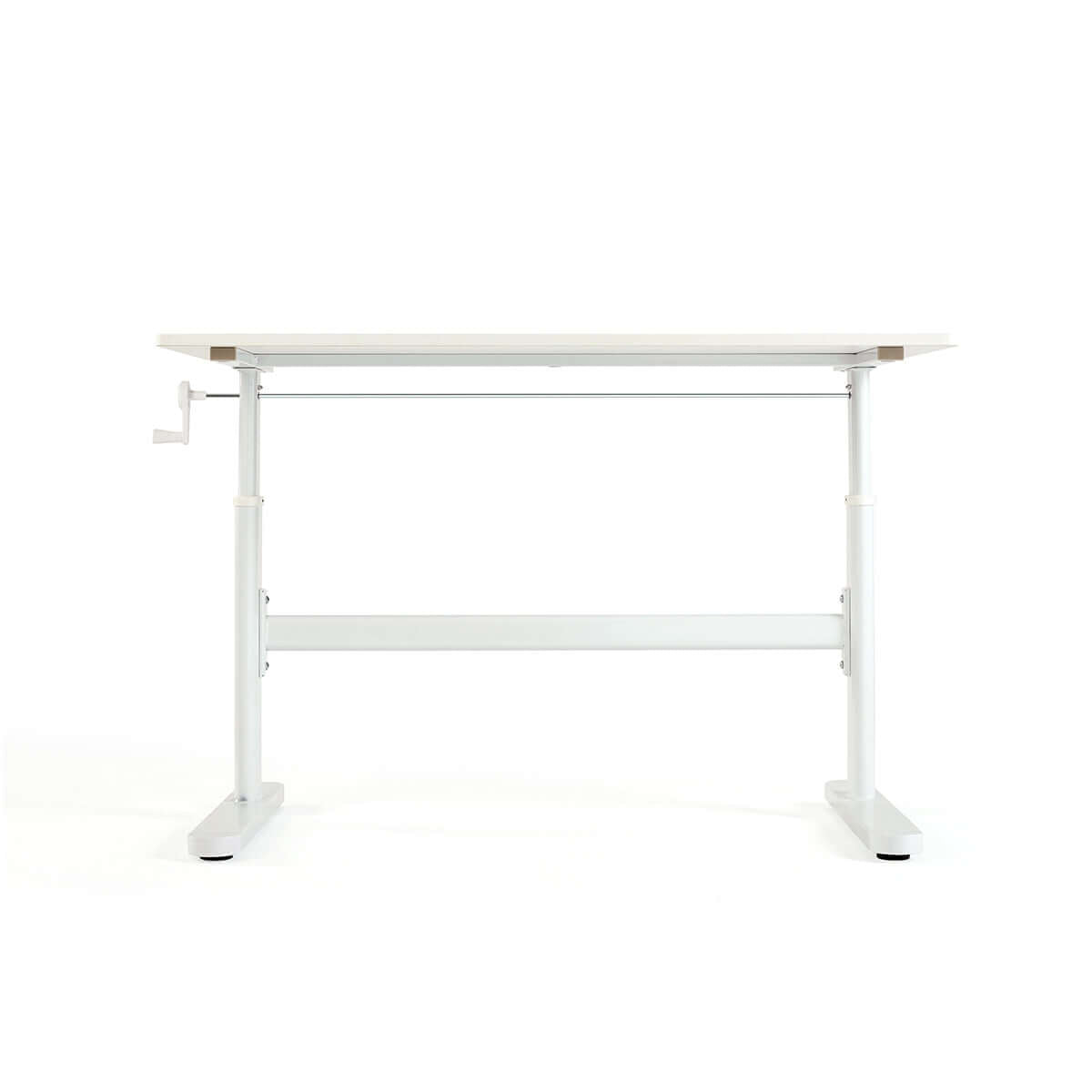 Adjustable Height White Study Desk for Children - 0cm