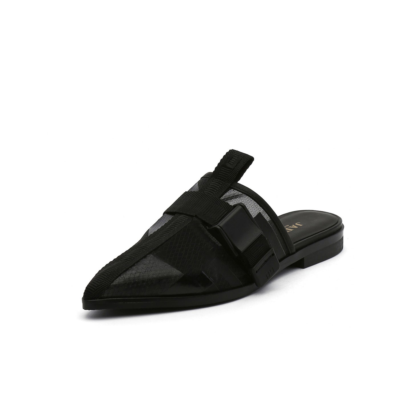 airy mesh mules all black 2