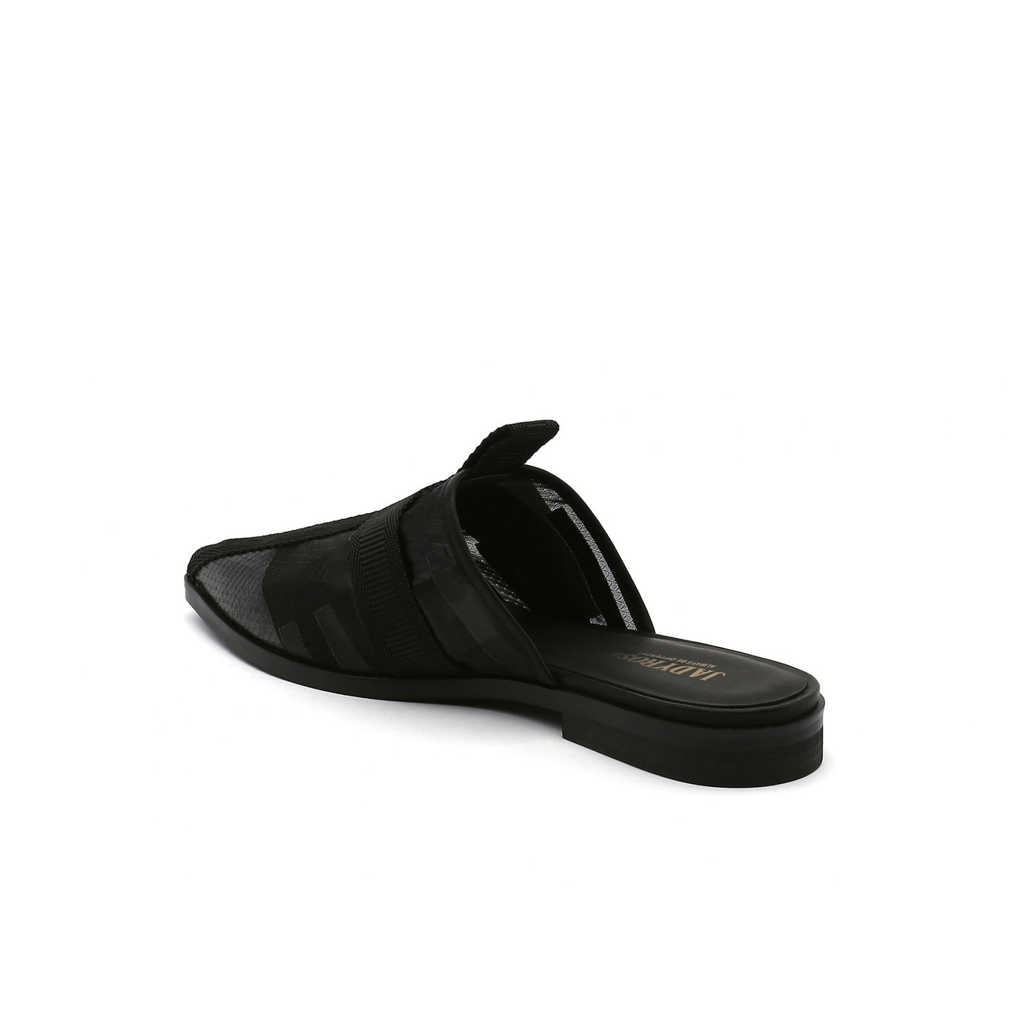 airy mesh mules all black 4