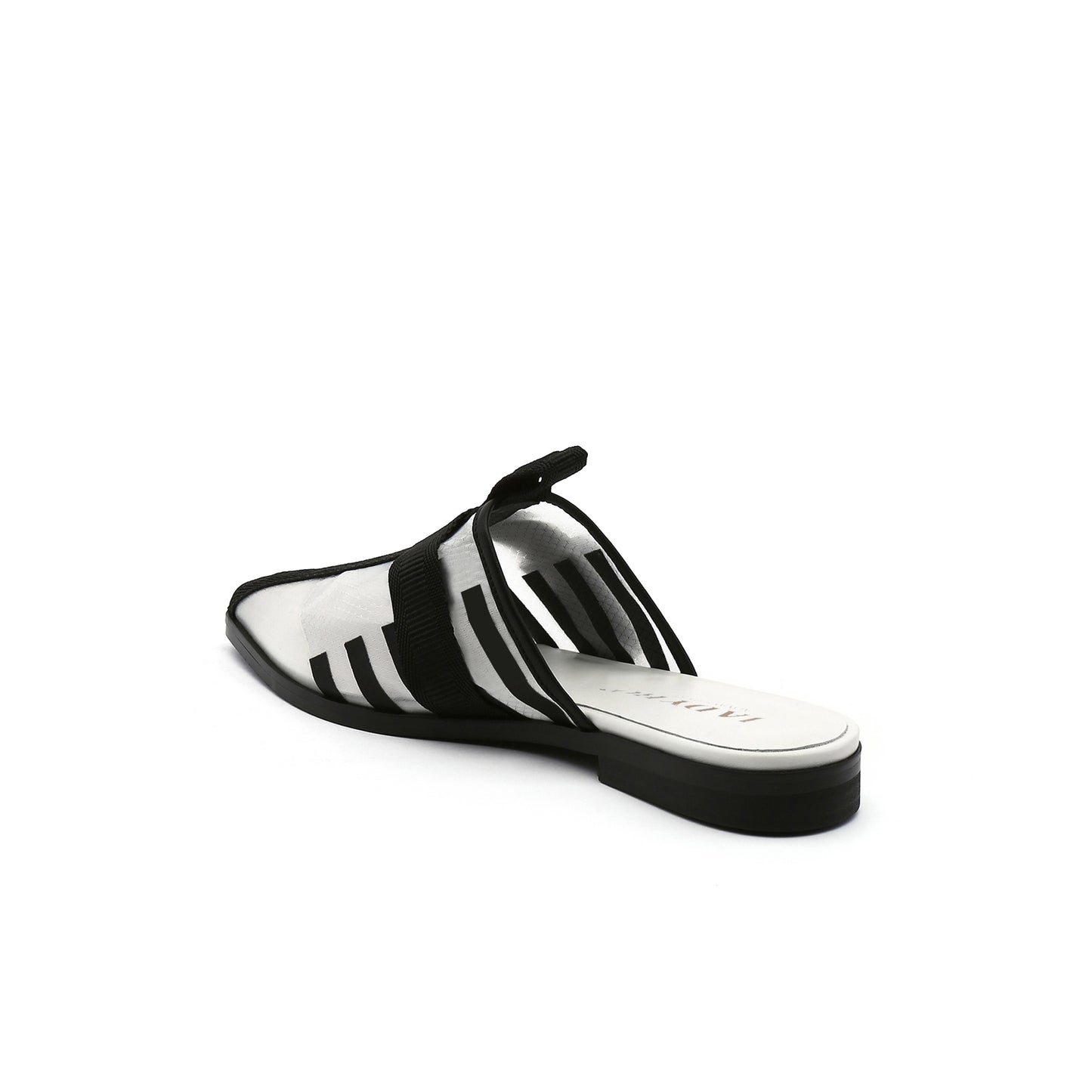 airy mesh mules all white 4