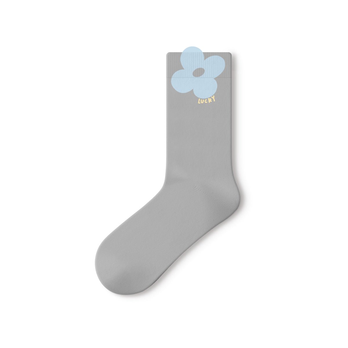 Akita Dog 3D Cuff Kawaii Mid - Calf Socks – Women's 5 - Pair All - Season Crew Set