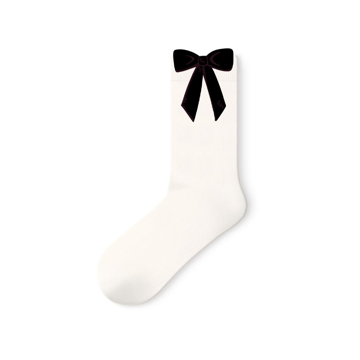 Akita Dog 3D Cuff Kawaii Mid - Calf Socks – Women's 5 - Pair All - Season Crew Set