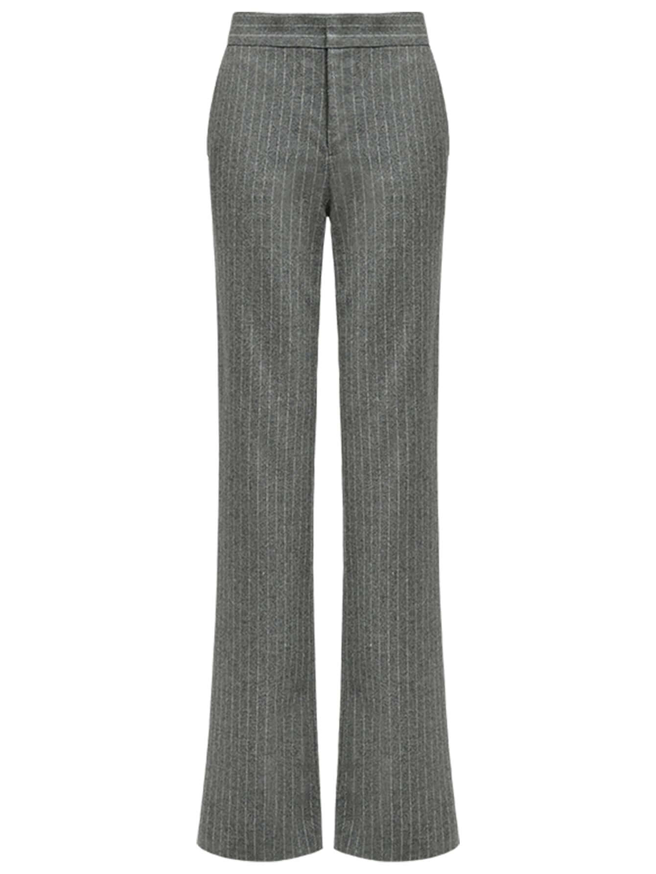 all around warm striped grey wool pants all grey 5