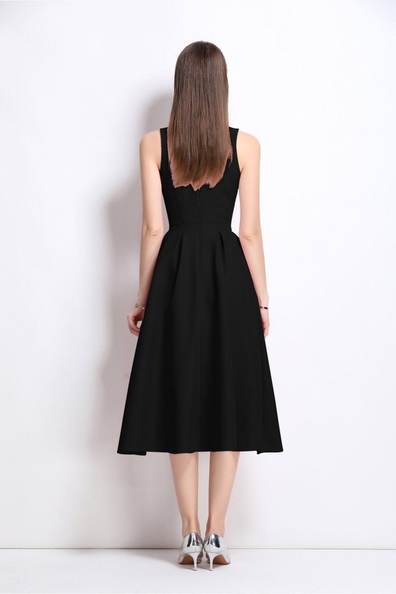 American Classic Slim Fit Waist Cinching Midi Dress - 0cm