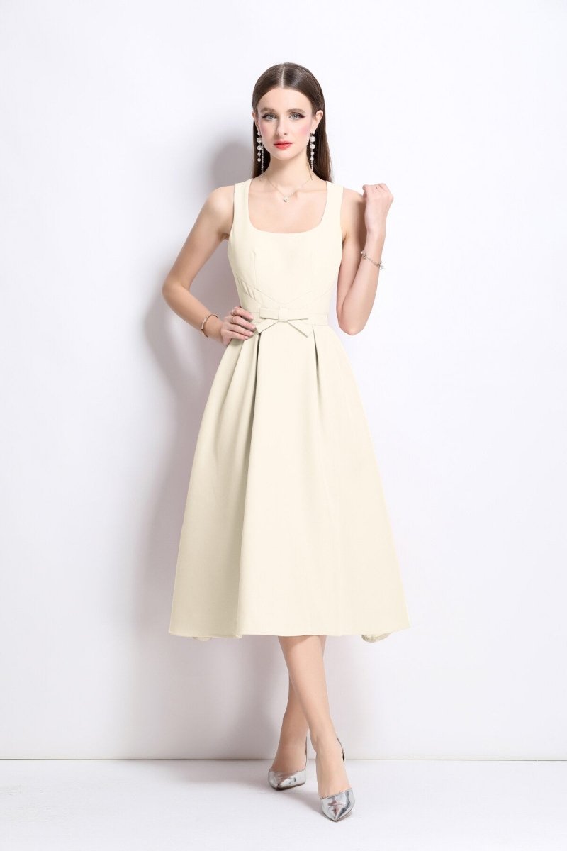 American Classic Slim Fit Waist Cinching Midi Dress - 0cm