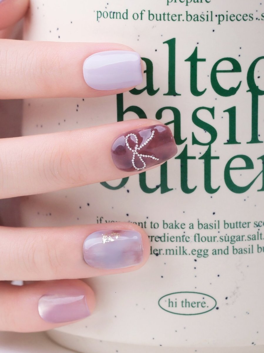 Amethyst Dream 3D Press-On Nails