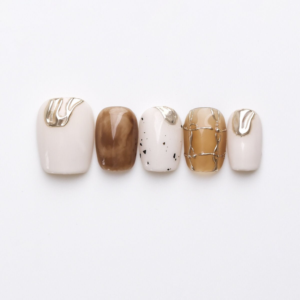 Angelica White Press-On Nails