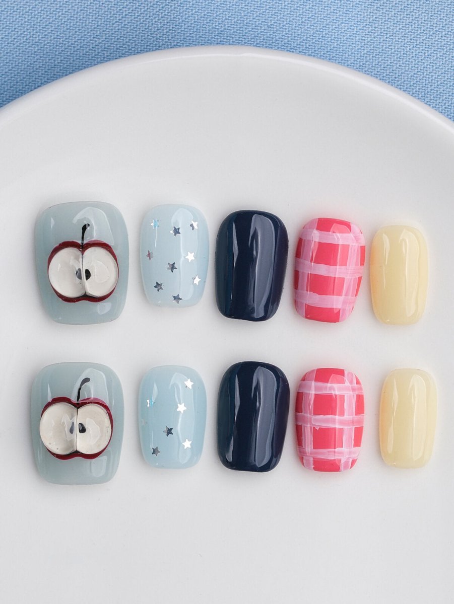 Apple Picnic Press-On Nails
