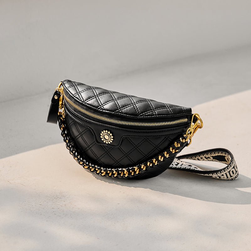 Araminta Quilted Chain Belt Bag