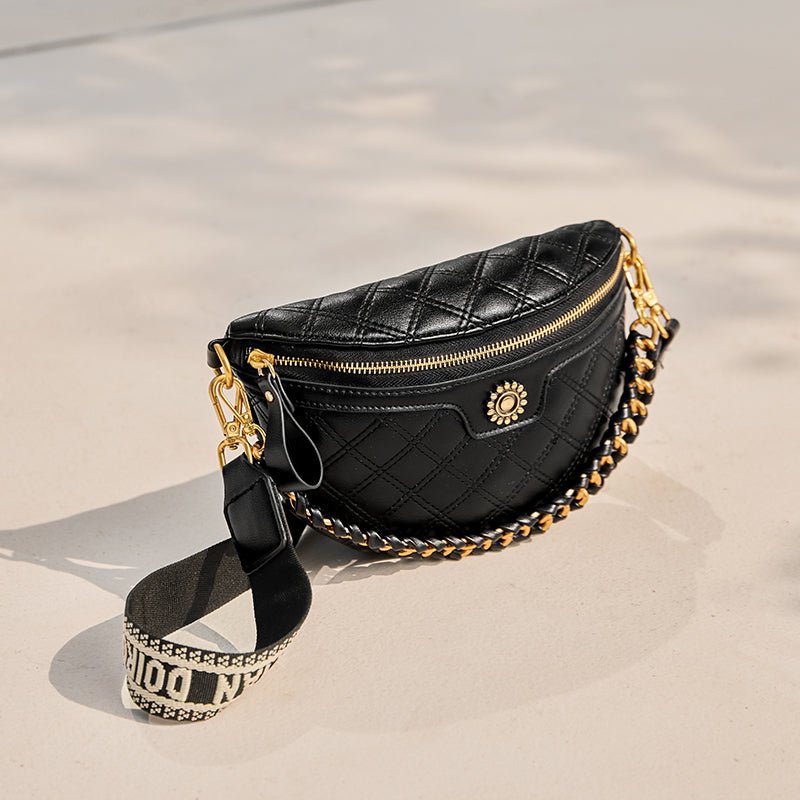 Araminta Quilted Chain Belt Bag