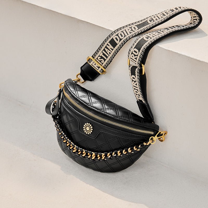 Araminta Quilted Chain Belt Bag