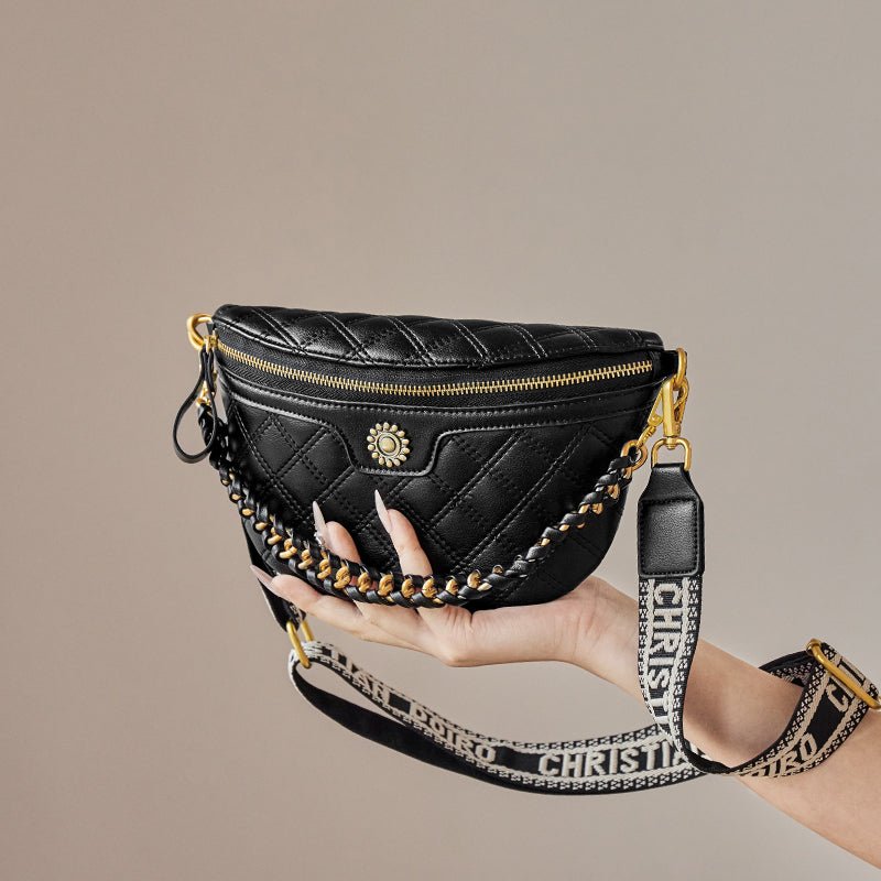 Araminta Quilted Chain Belt Bag