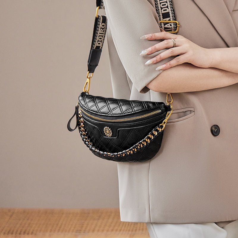 Araminta Quilted Chain Belt Bag