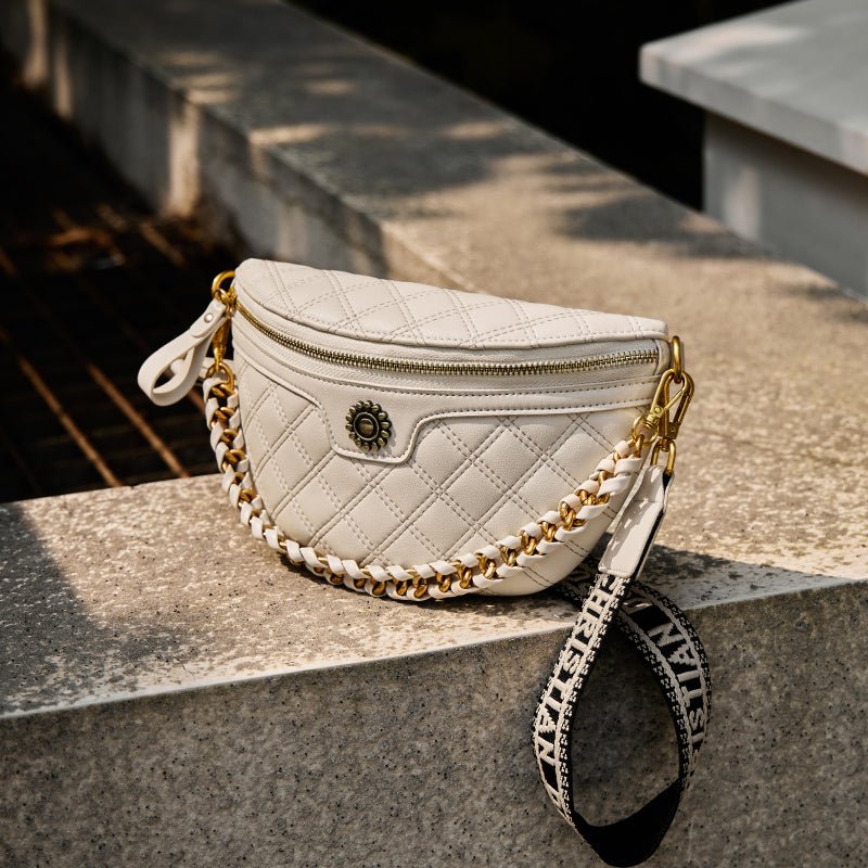 Araminta Quilted Chain Belt Bag