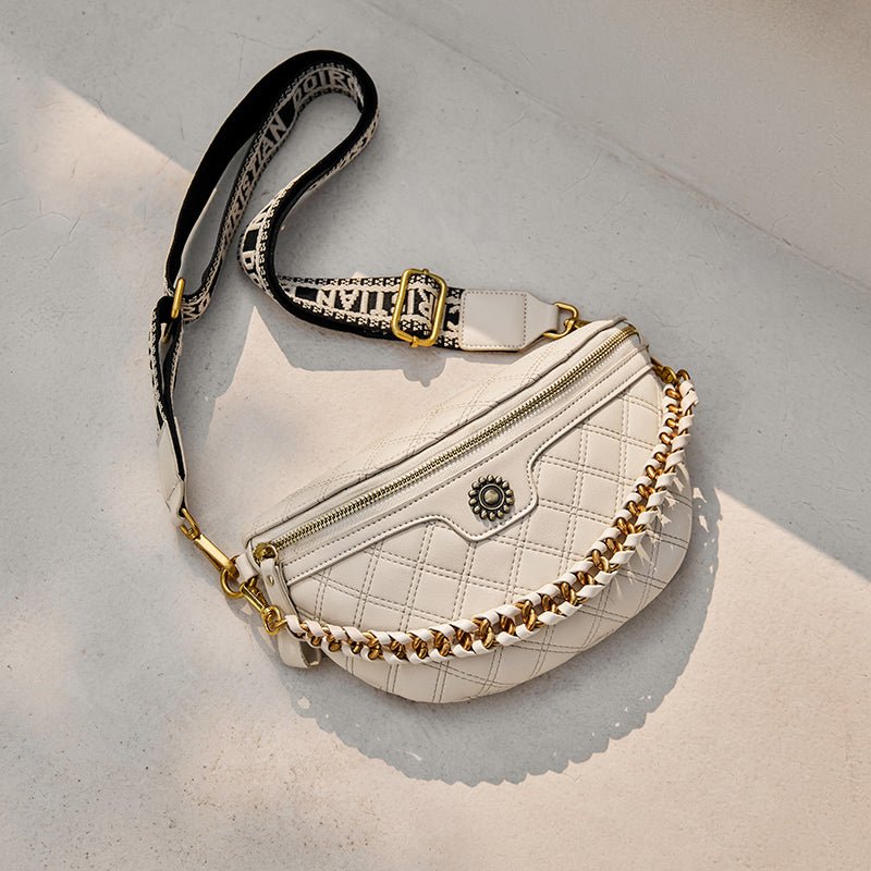 Araminta Quilted Chain Belt Bag