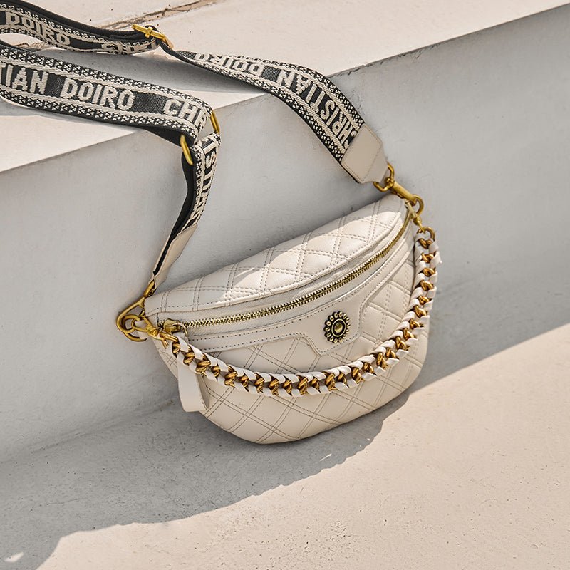 Araminta Quilted Chain Belt Bag