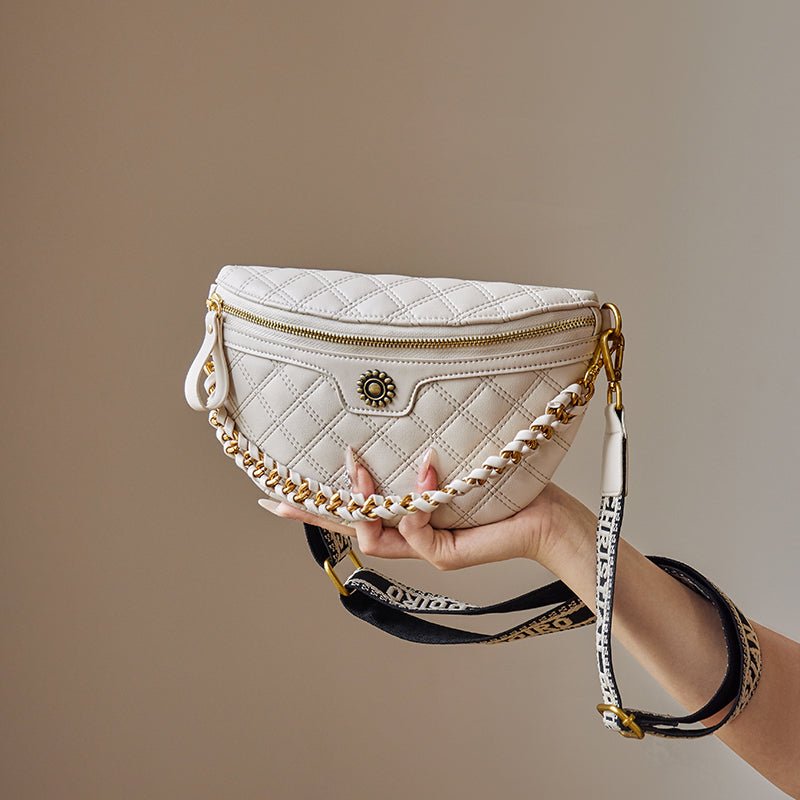 Araminta Quilted Chain Belt Bag