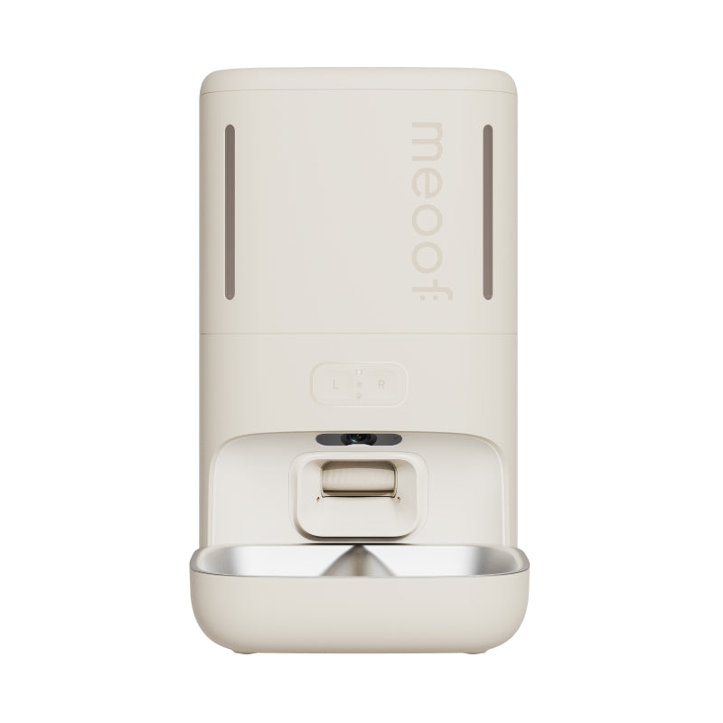 automatic smart pet feeder cream 11